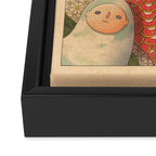 Pattern Worms Framed Canvas Print Gallery Image 3