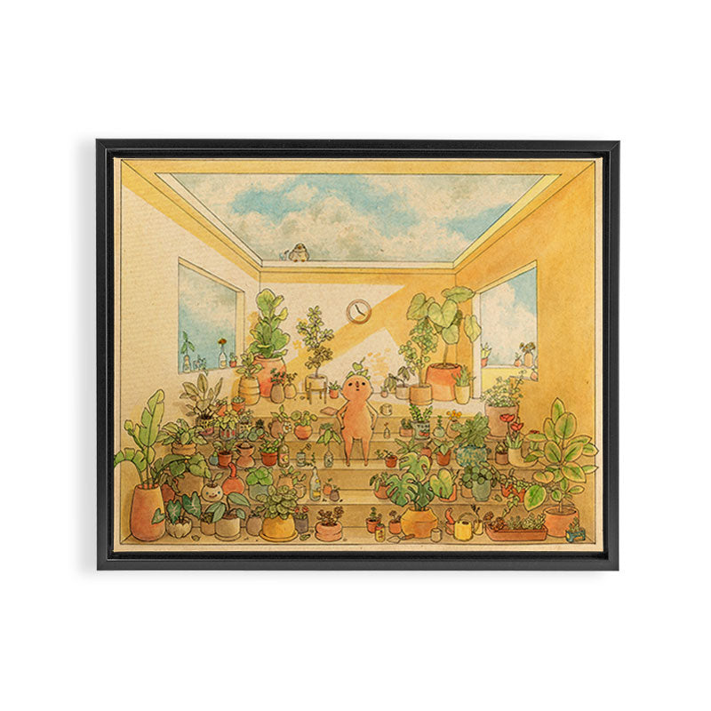 Plant Collector Framed Canvas Print Gallery Image 3