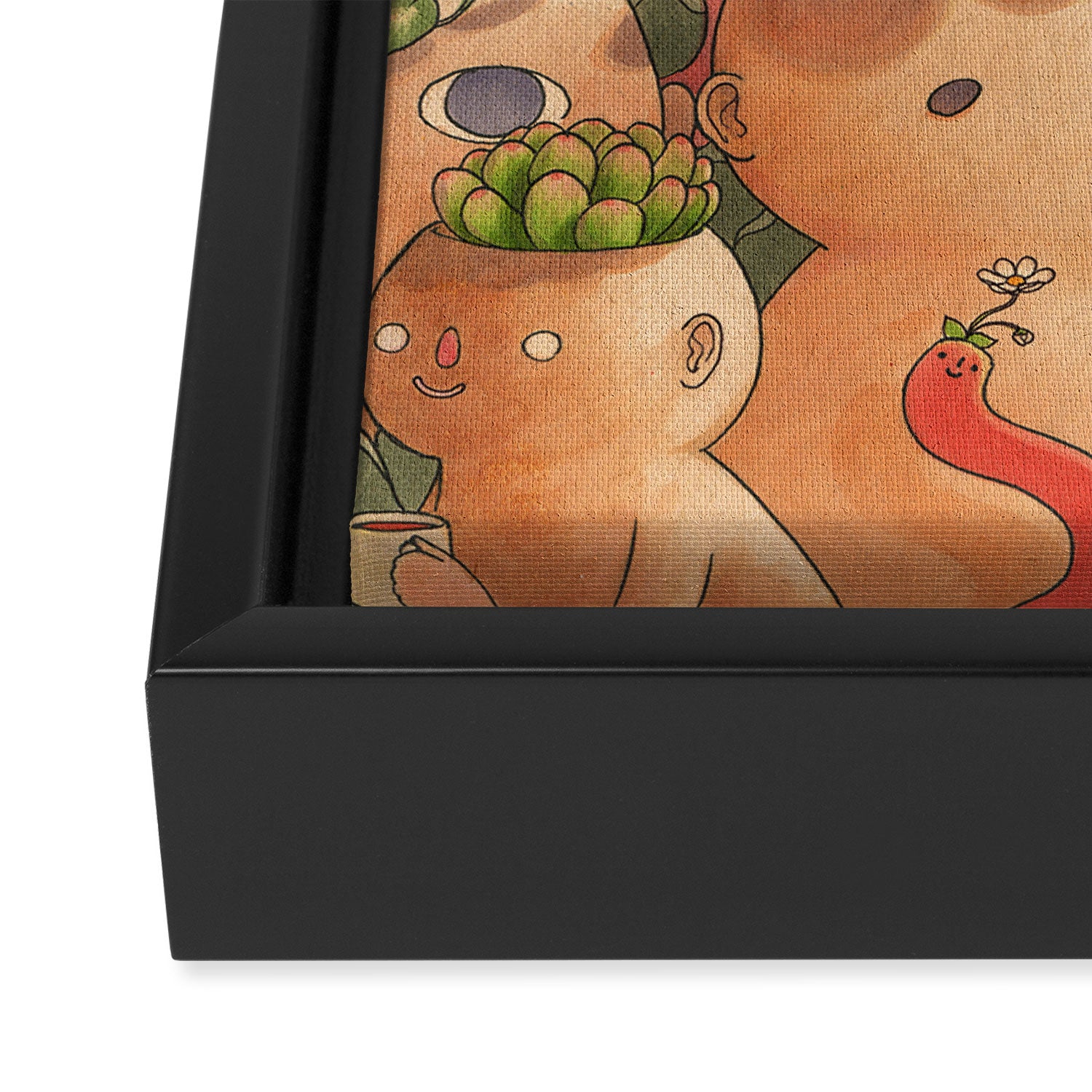 Plant-minded Framed Canvas Print Gallery Image 3