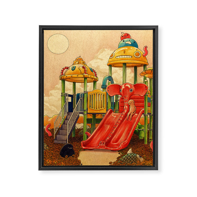Playground Framed Canvas Print Gallery Image 6