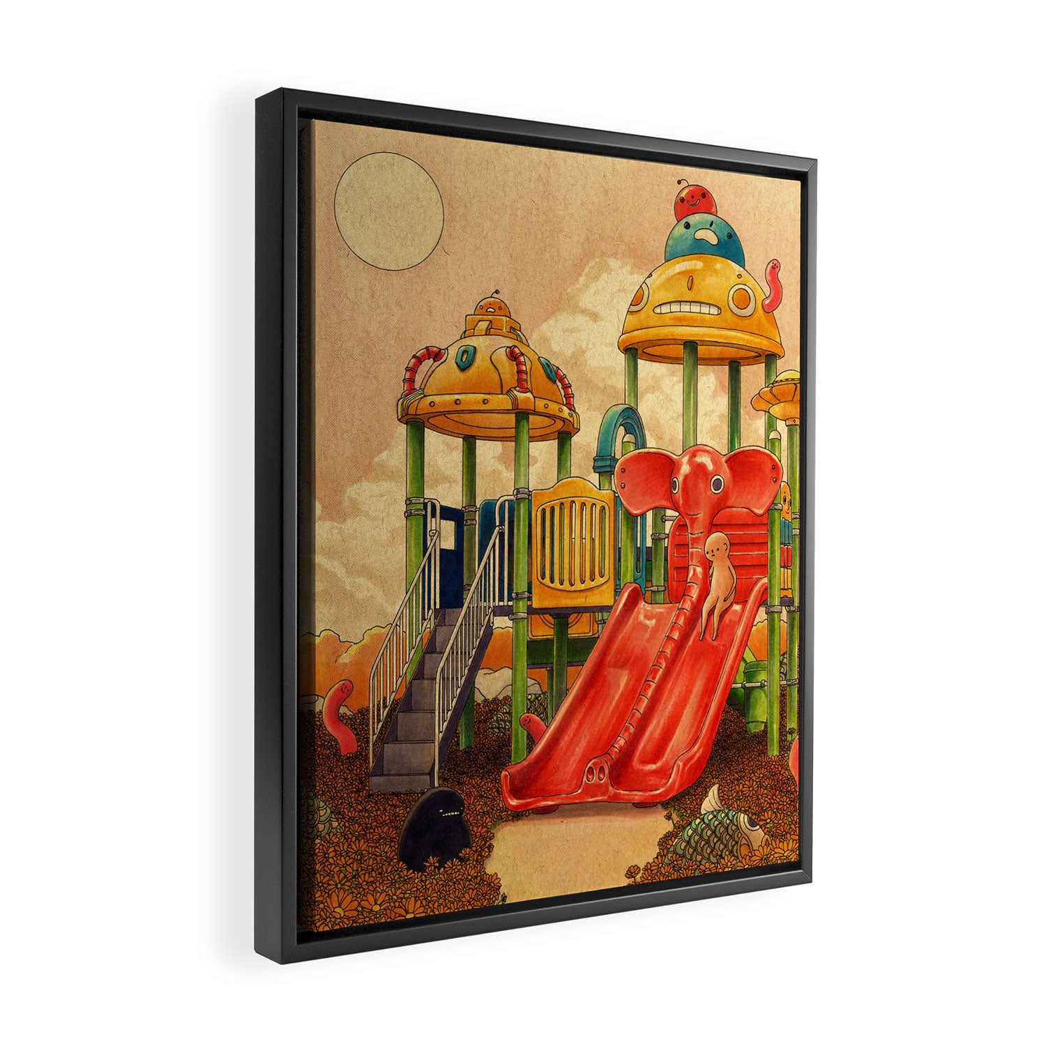 Playground Framed Canvas Print Gallery Image 2