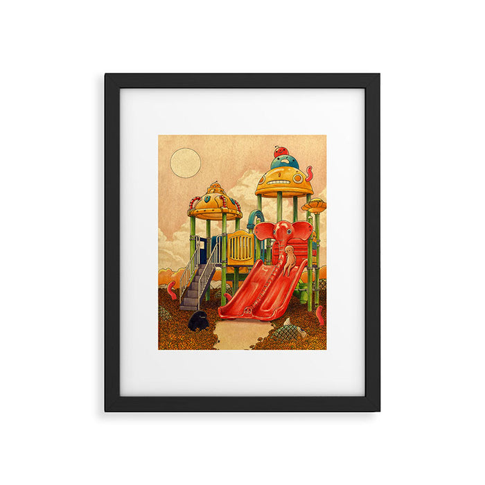 Playground Framed Art Print Gallery Image 1