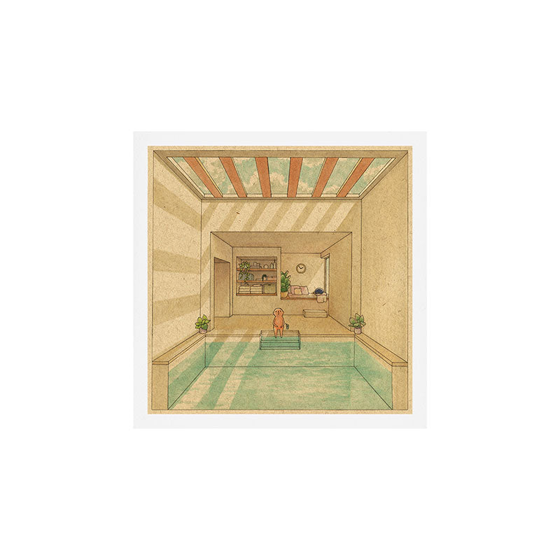 Pool Art Print Gallery Image 1