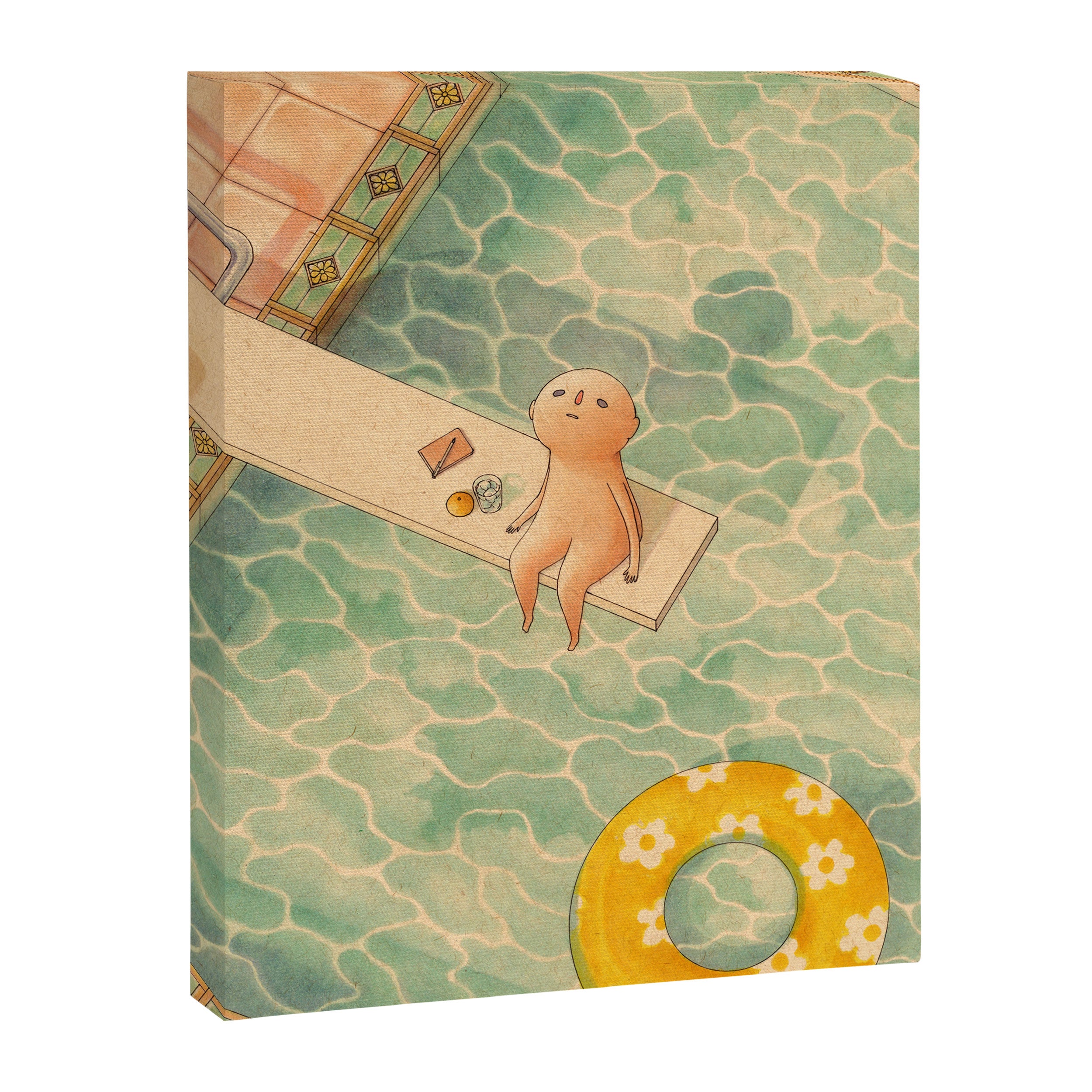 Pool Days Canvas Print Gallery Image 6