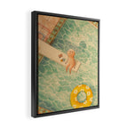 Pool Days Framed Canvas Print Gallery Image 2