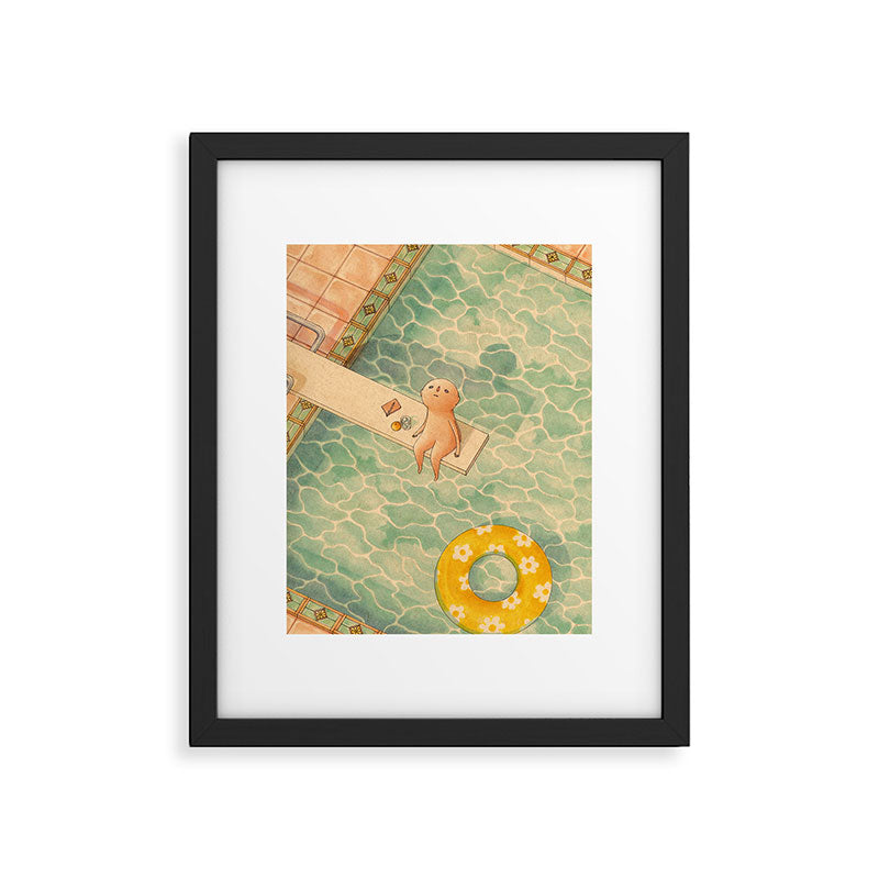 Pool Days Framed Art Print Gallery Image 5
