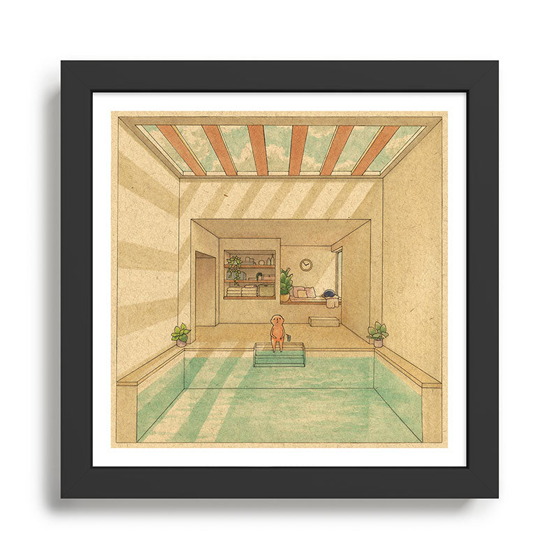 Pool Framed Art Print Gallery Image 1