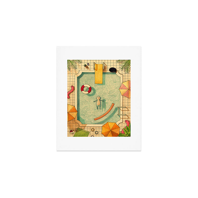 Pool Thoughts Art Print Gallery Image 1