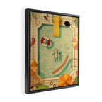 Pool Thoughts Framed Canvas Print Gallery Image 2