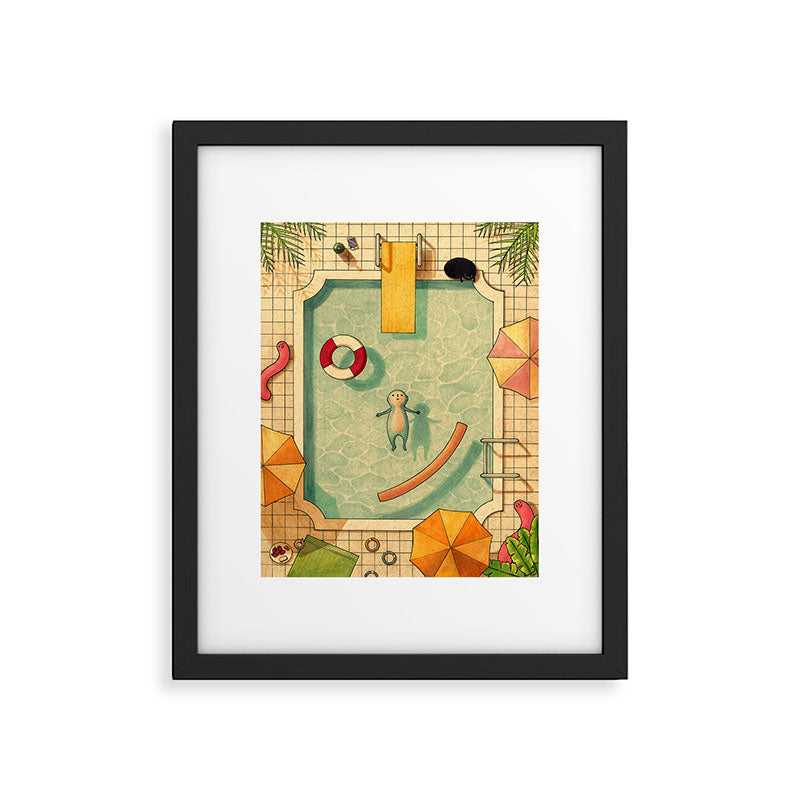Pool Thoughts Framed Art Print Gallery Image 4