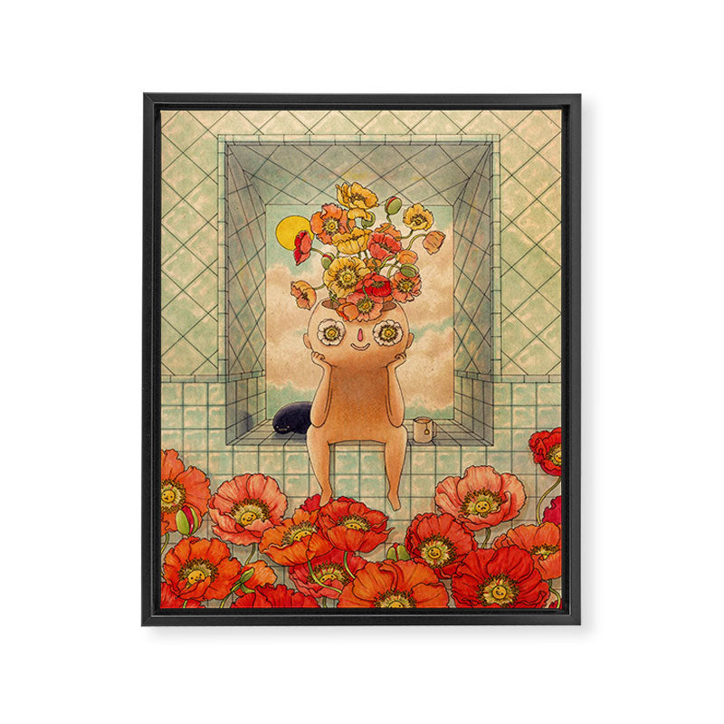 Poppy Season Framed Canvas Print Gallery Image 6