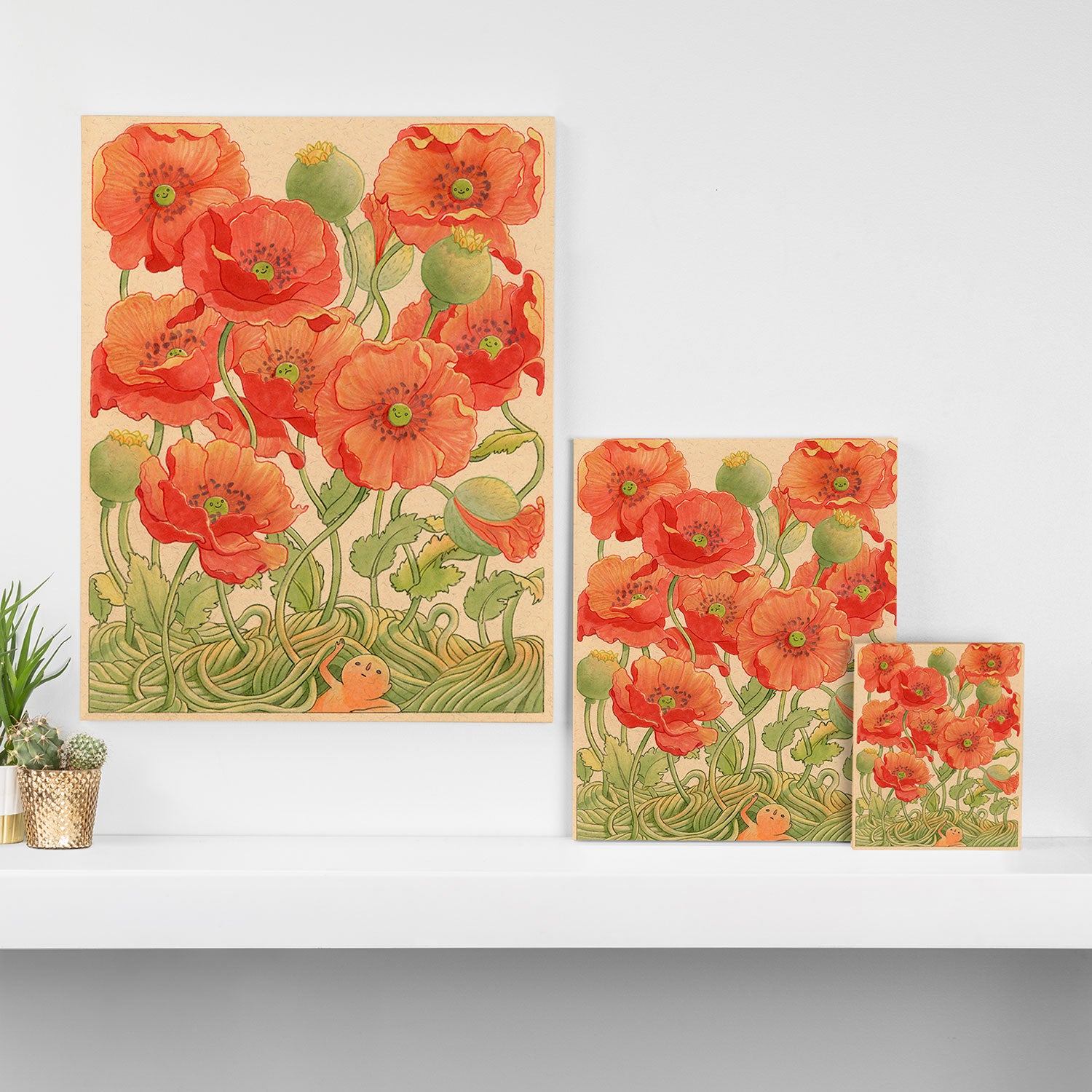 Poppy Season Canvas Print Gallery Image 3