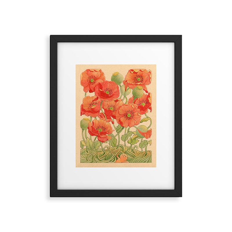 Poppy Season Framed Art Print Gallery Image 5