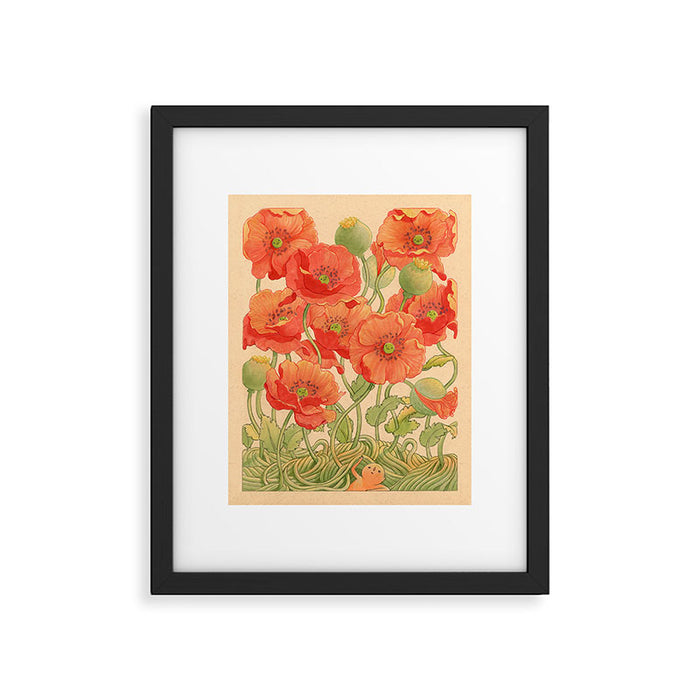 Poppy Season Framed Art Print Gallery Image 1