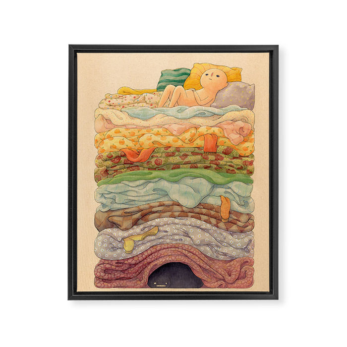 Princess and the Pea Framed Canvas Print Gallery Image 1