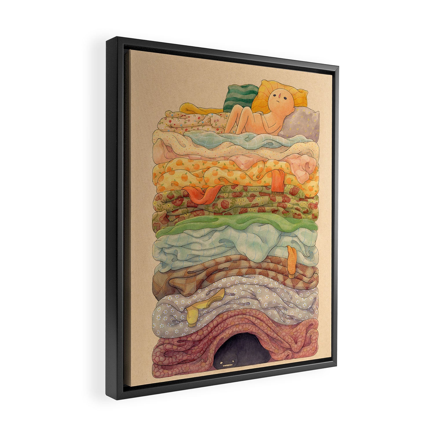 Princess and the Pea Framed Canvas Print Gallery Image 2