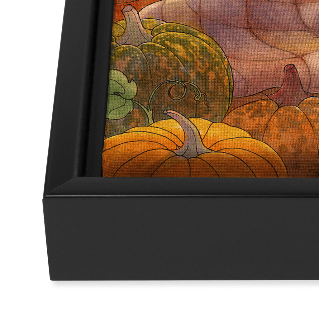 Pumpkin Patch Framed Canvas Print Gallery Image 3