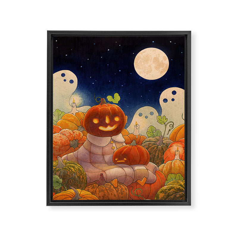 Pumpkin Patch Framed Canvas Print Gallery Image 6