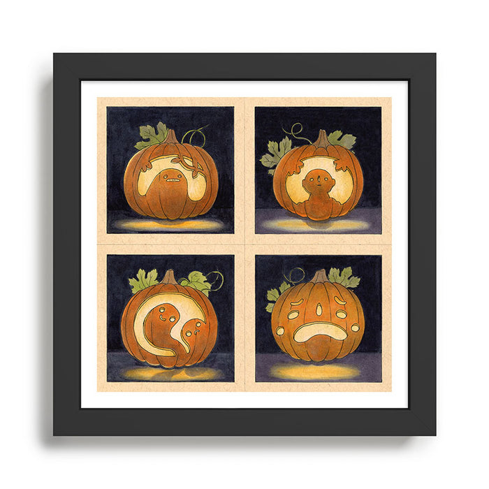 Pumpkins 2022 Framed Art Print Gallery Image 1