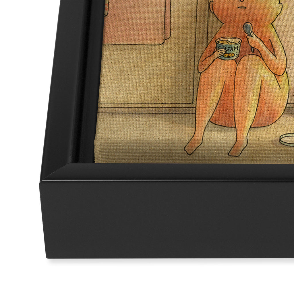 Quarantine Framed Canvas Print Gallery Image 3