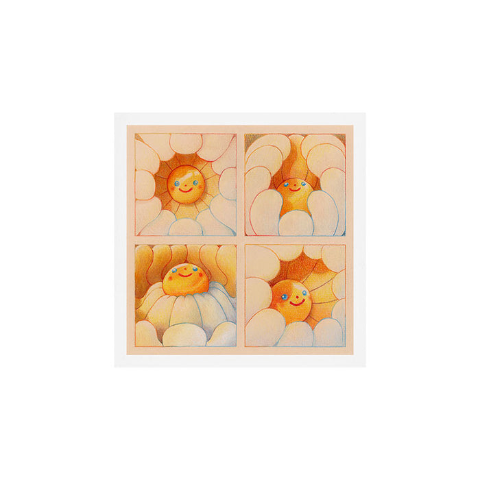Rainbow Daisies Art Print Gallery Image 1