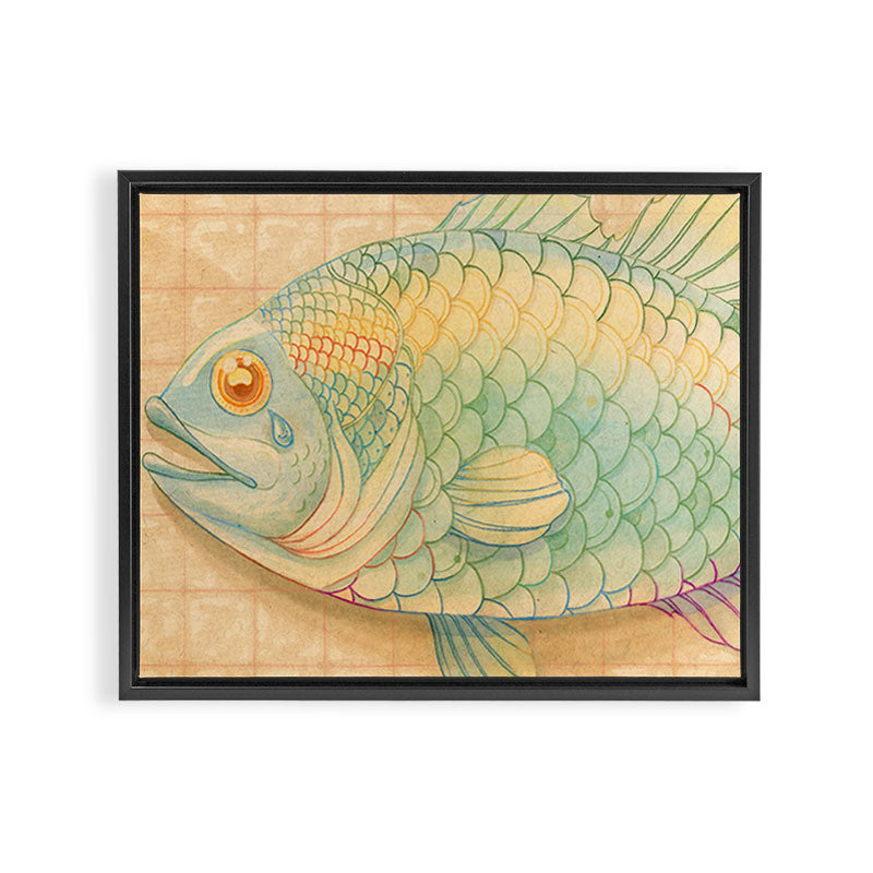 Rainbow Fish Framed Canvas Print Gallery Image 3