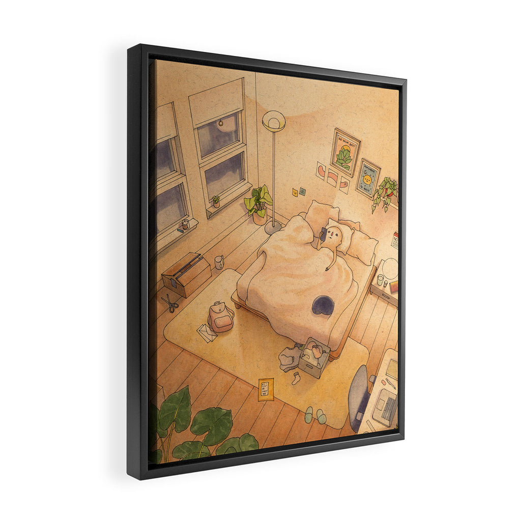Remember to Rest Framed Canvas Print Gallery Image 2