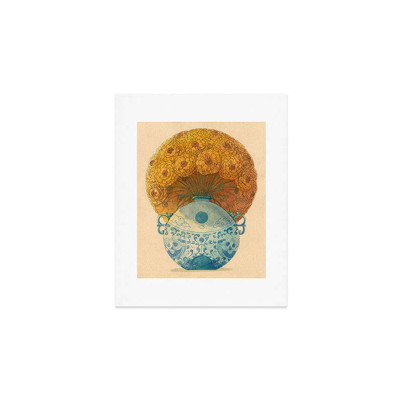Round Bloom Art Print Gallery Image 1