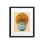Round Bloom Framed Art Print Gallery Image 4