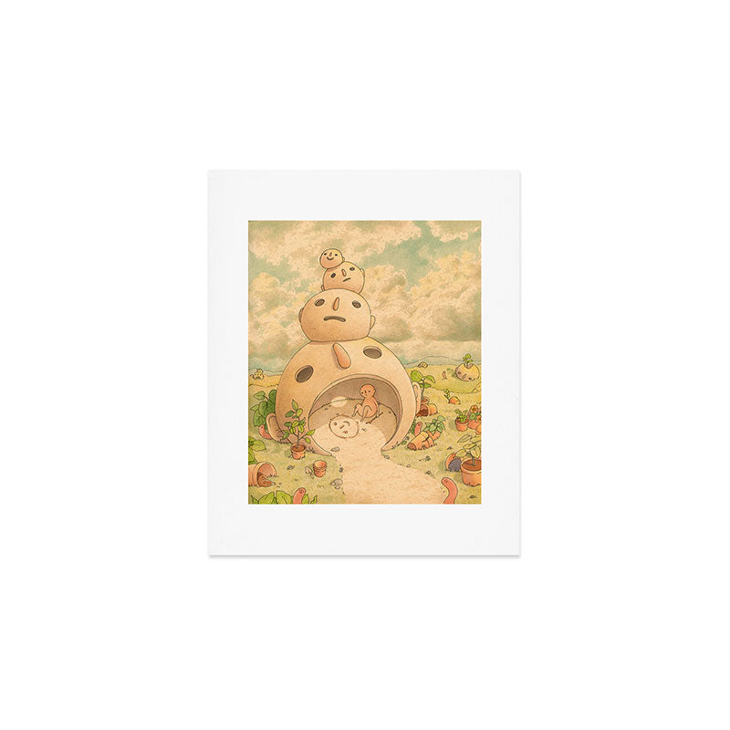 Ruins Art Print Gallery Image 1