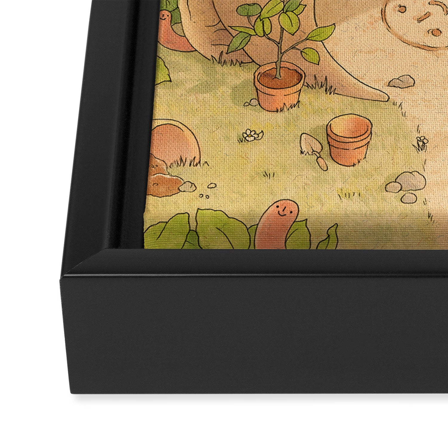 Ruins Framed Canvas Print Gallery Image 3