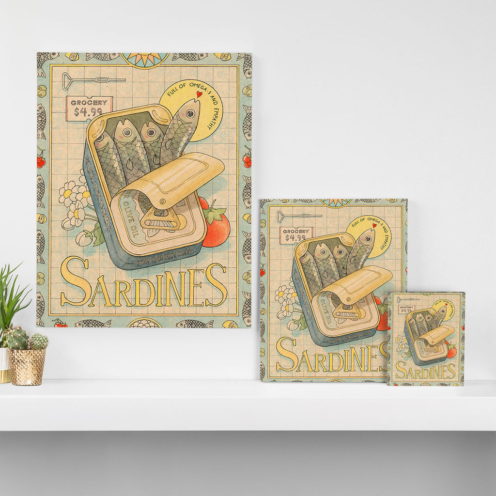 Sardines Canvas Print Gallery Image 3