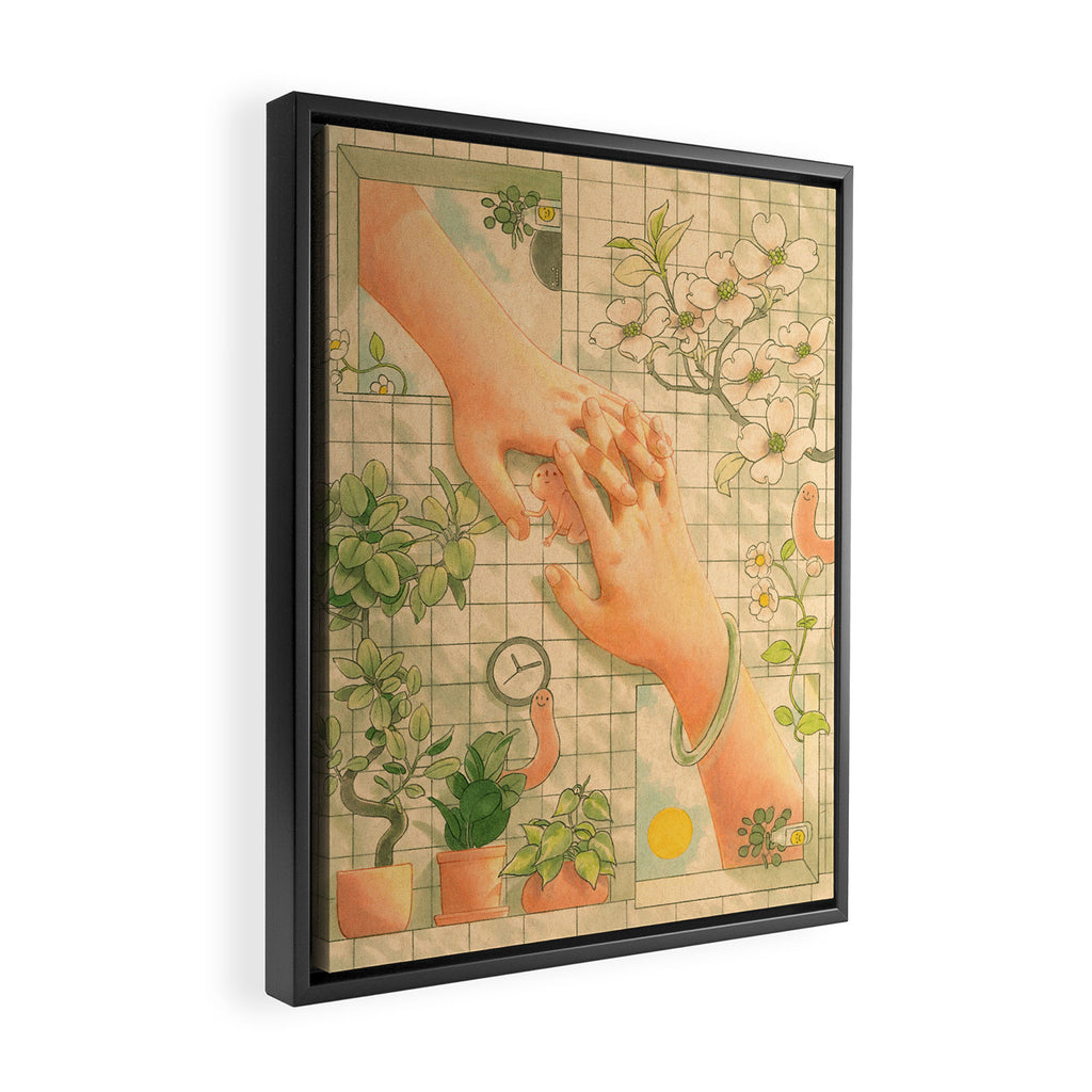 Self Care Framed Canvas Print Gallery Image 2