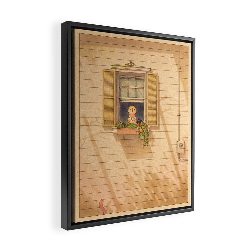 Shadows  Framed Canvas Print Gallery Image 2