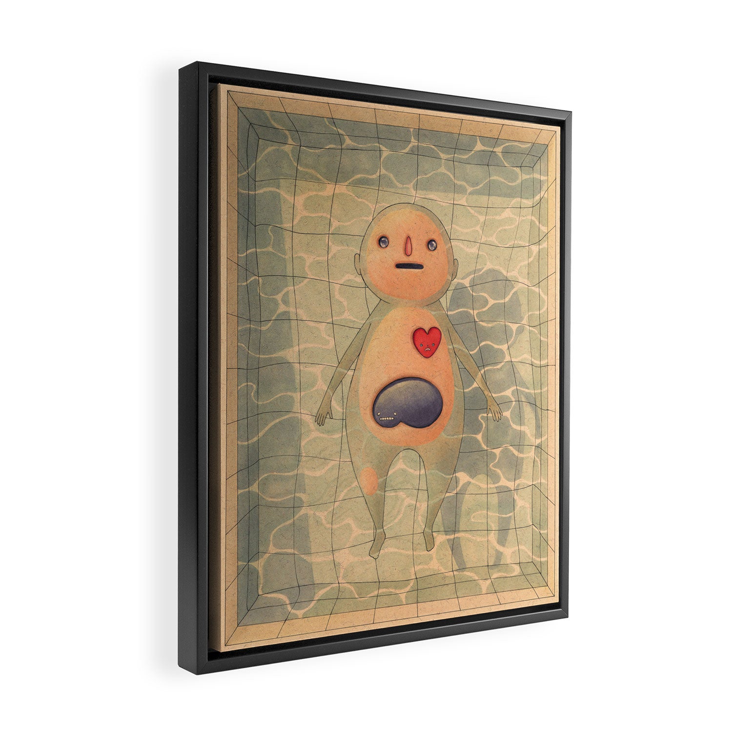 Sinus Pressure Framed Canvas Print Gallery Image 2