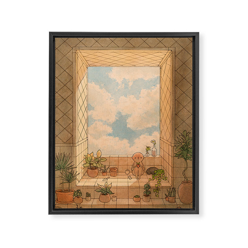 Sky Alcove Framed Canvas Print Gallery Image 6