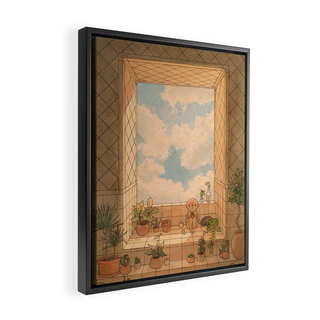 Sky Alcove Framed Canvas Print Gallery Image 2