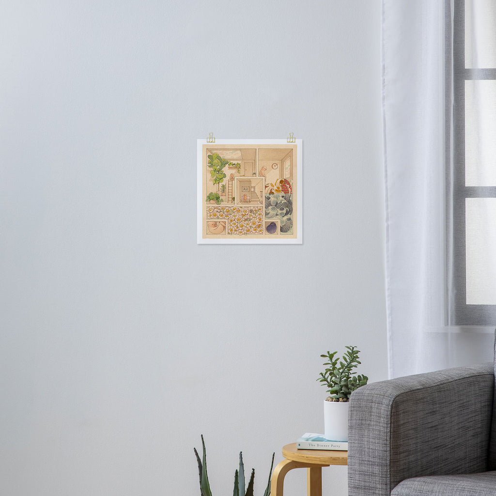 Slow Down Art Print Square Gallery Image 3