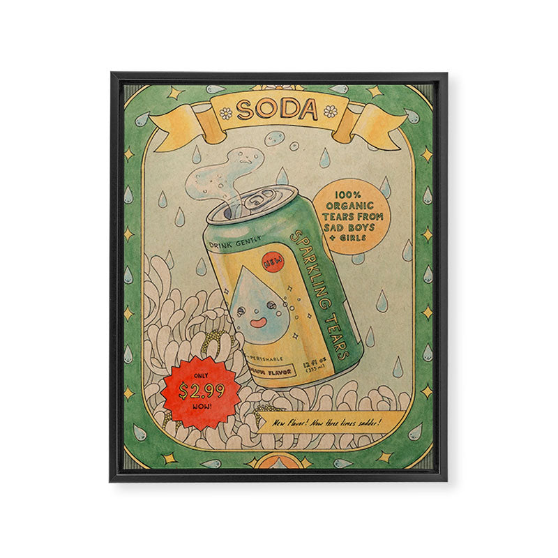 Soda Framed Canvas Print Gallery Image 6