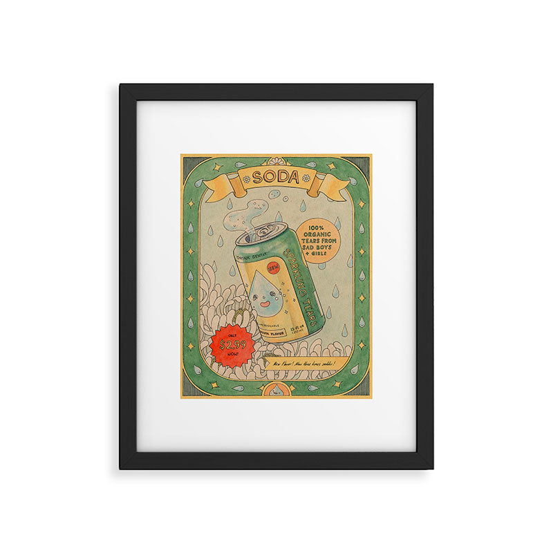 Soda Framed Art Print Gallery Image 4