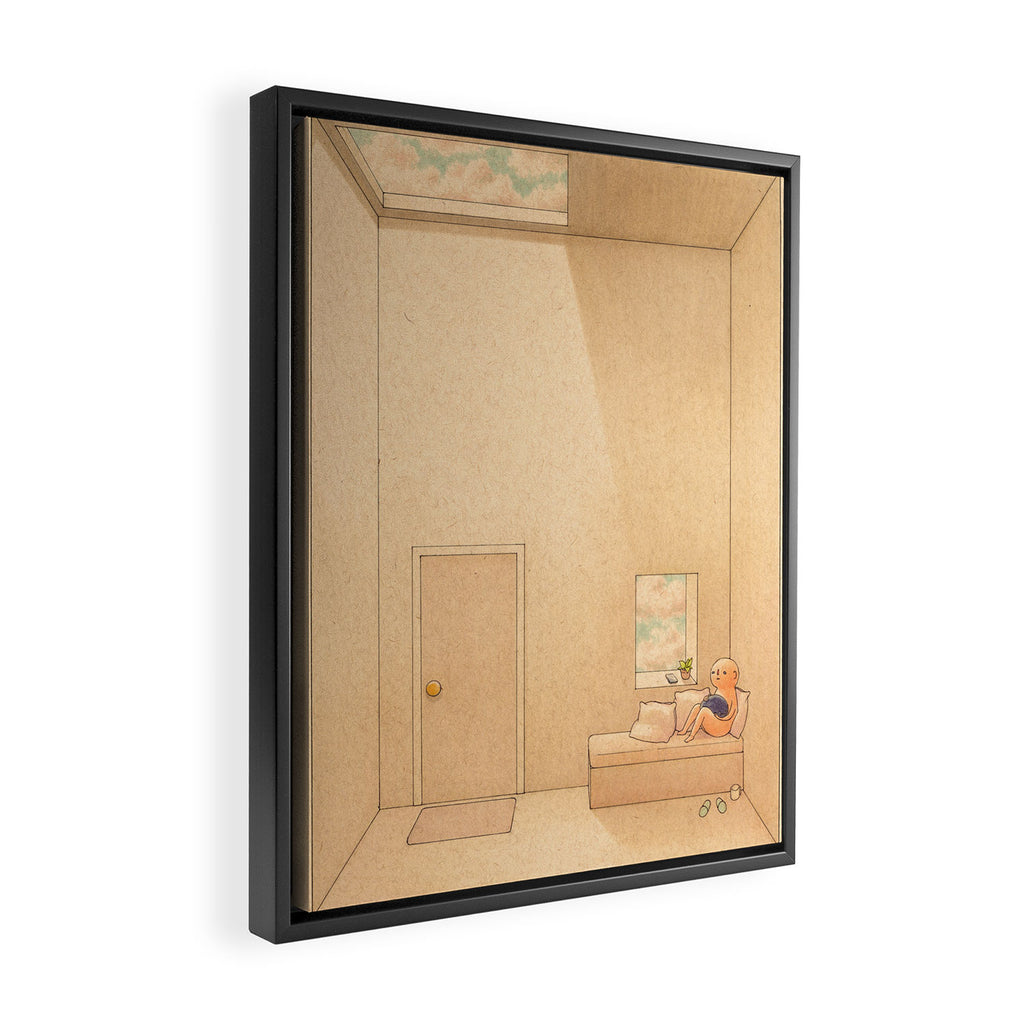 Space to Breathe Framed Canvas Print Gallery Image 2