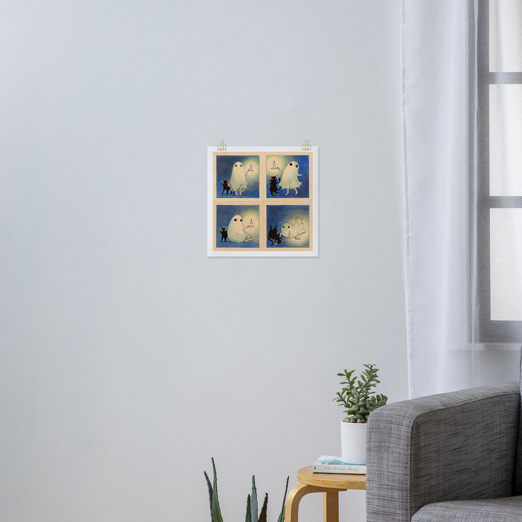 Spooky Friends Art Print Gallery Image 3