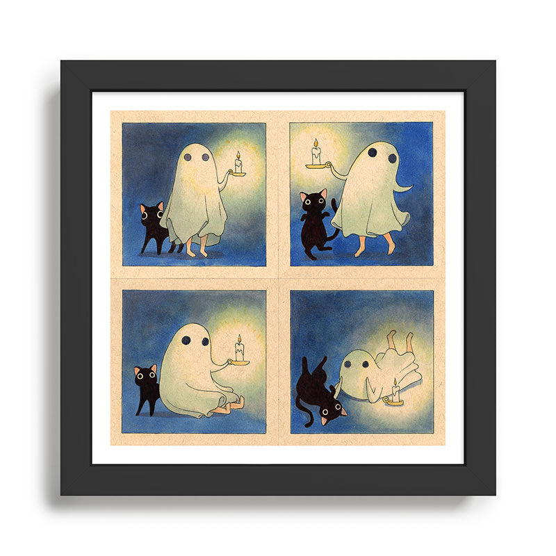 Spooky Friends Framed Art Print Gallery Image 1