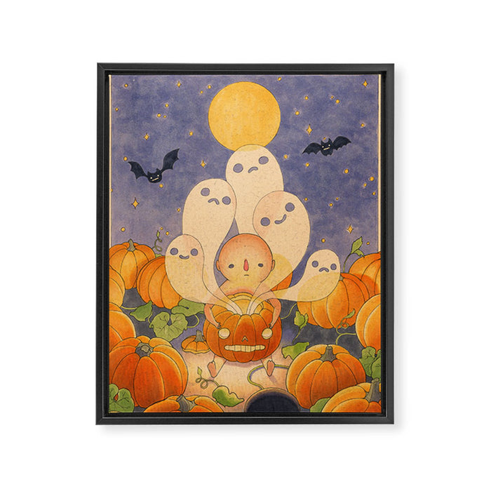 Spooky Season Framed Canvas Print Gallery Image 1