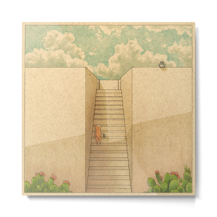 Stairway Metal Print Gallery Image 1
