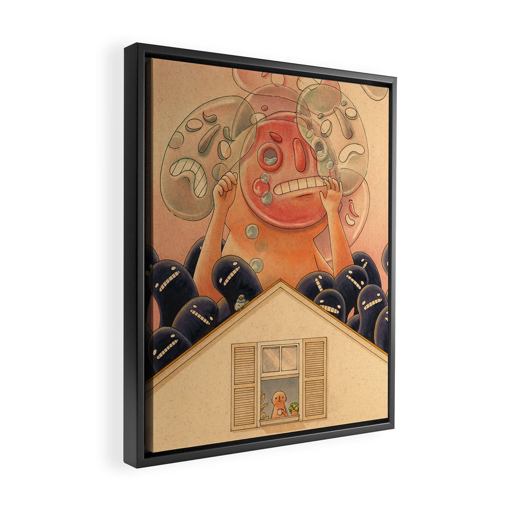 Strange Feeling Framed Canvas Print Gallery Image 2