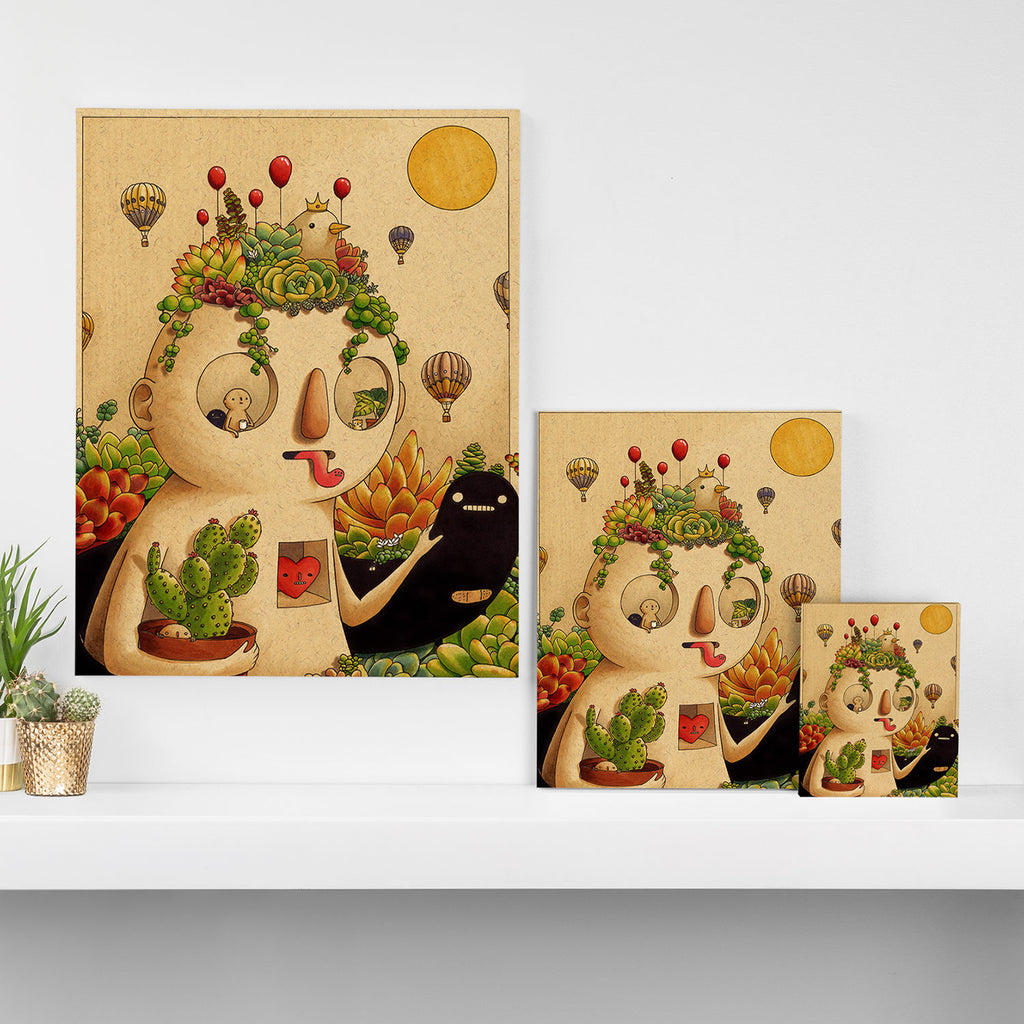 Succulent Man Canvas Print Gallery Image 3