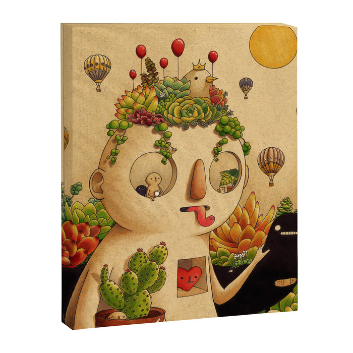 Succulent Man Canvas Print Gallery Image 1