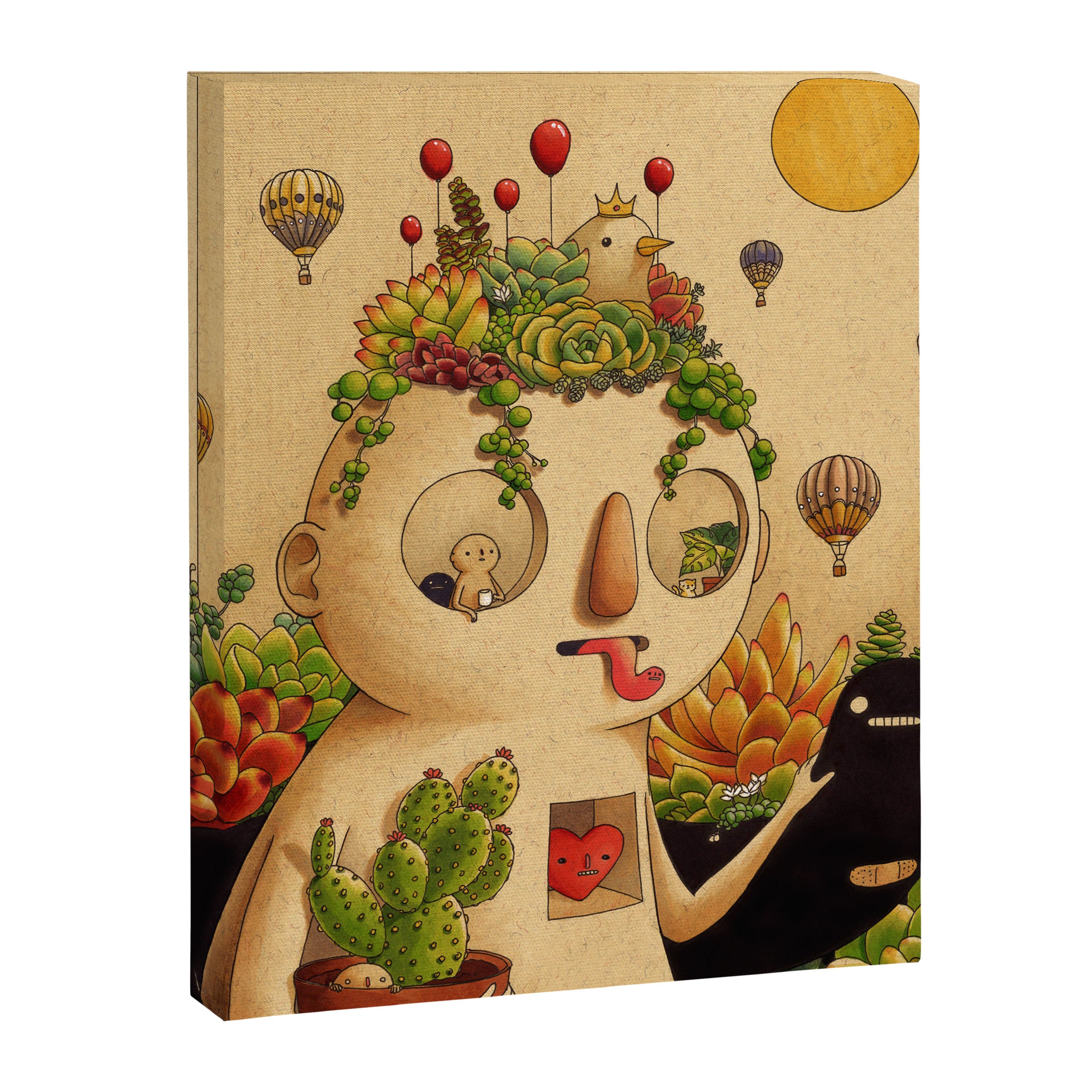 Succulent Man Canvas Print Gallery Image 6