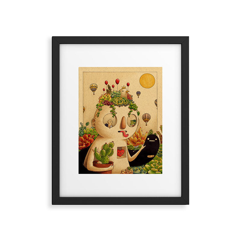 Succulent Man Framed Art Print Gallery Image 5